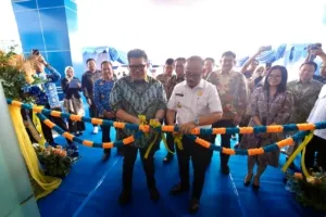 Resmikan Kantor Taspen Mamuju, Gubernur Suhardi Duka Promosikan Udara Bersih dan Komoditas Unggulan