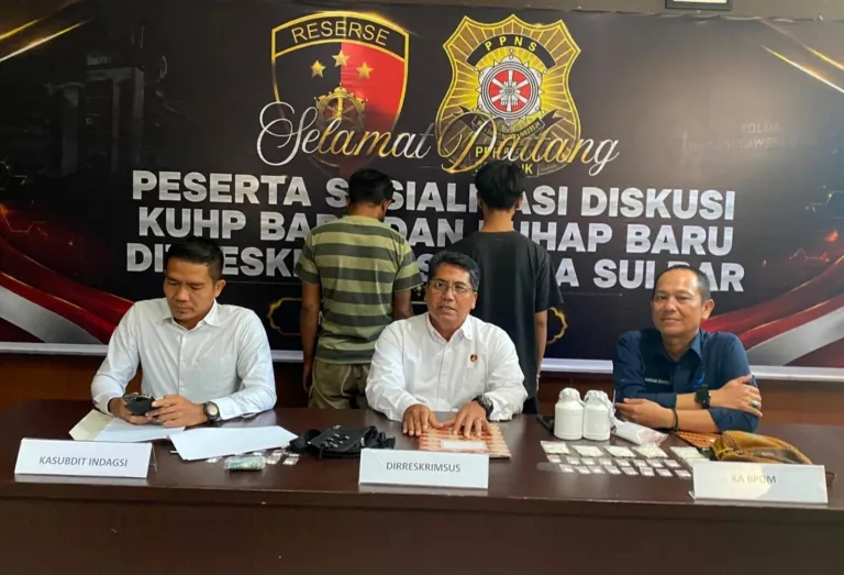 Ditkrimsus Polda Sulbar dan Balai POM Ungkap Peredaran Obat Ilegal Boje di Mamuju, Ribuan Butir Diamankan