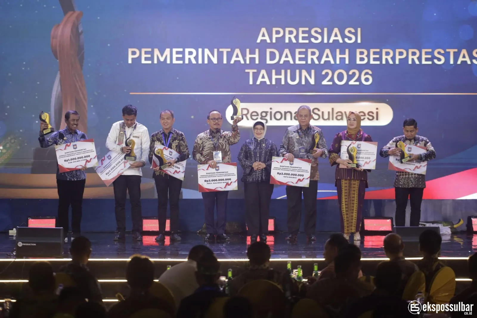 Sulbar Raih Penghargaan Provinsi Terbaik Penurunan Pengangguran di Regional Sulawesi 2026