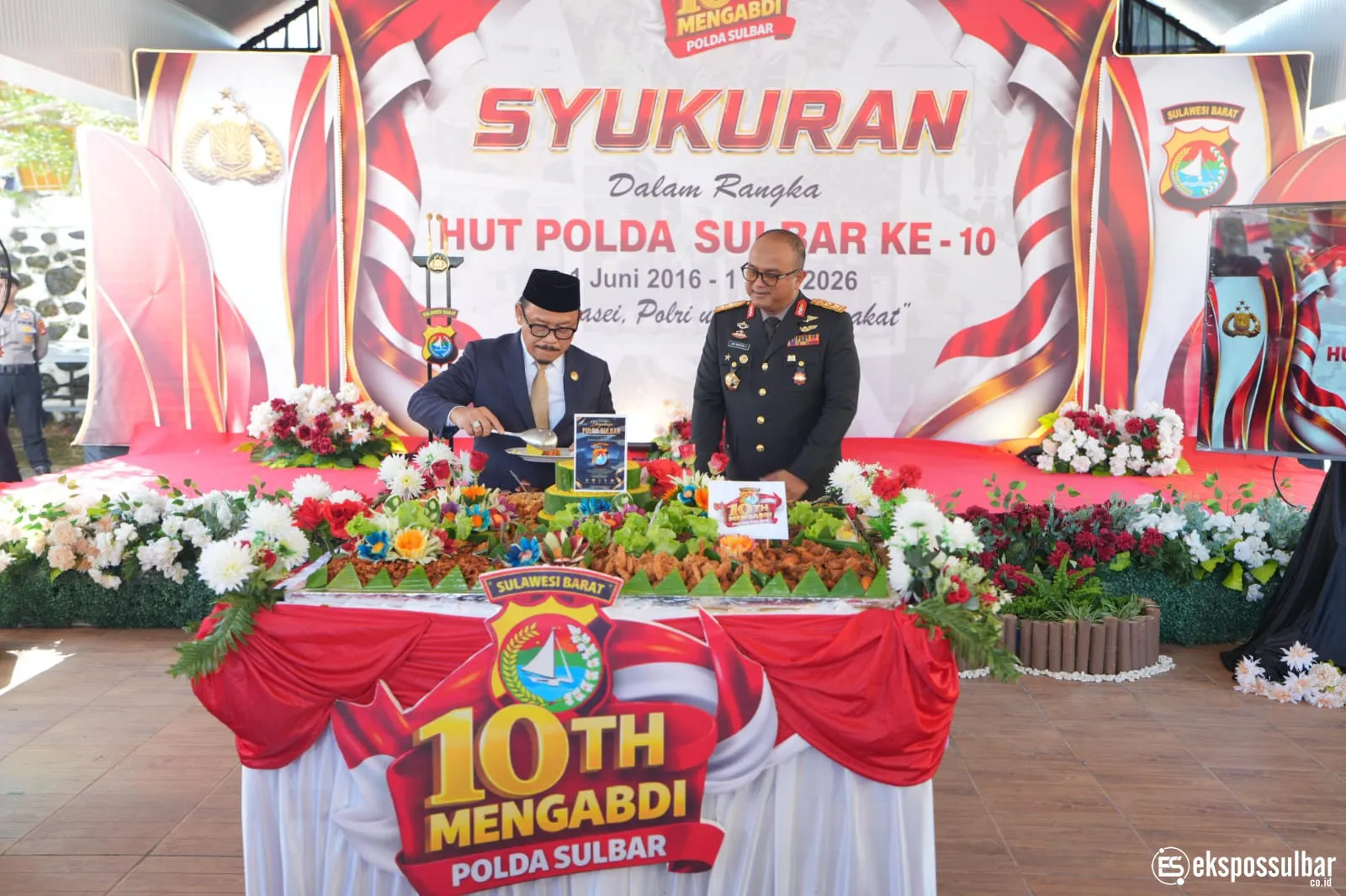 HUT ke-10 Polda Sulbar, Suhardi Duka Tekankan Pentingnya Kemitraan Polisi dan Pemerintah