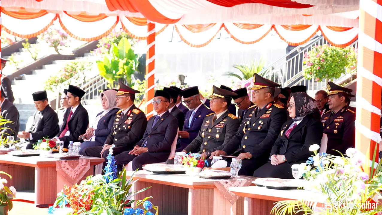 Peringatan Hari Lahir Pancasila di Polda Sulbar, Gubernur: Jadikan Pancasila Ideologi yang Hidup