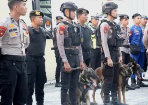 Demo BWS Sulbar Ricuh: Tim Gabungan Kerahkan Anjing Pelacak K-9 Buru Pelaku Pemukulan Polisi