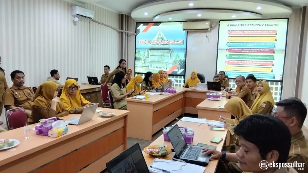 Evaluasi PEKPPP 2026: Biro Organisasi Setda Sulbar Sampaikan Nilai Sementara 15 OPP Mandatori