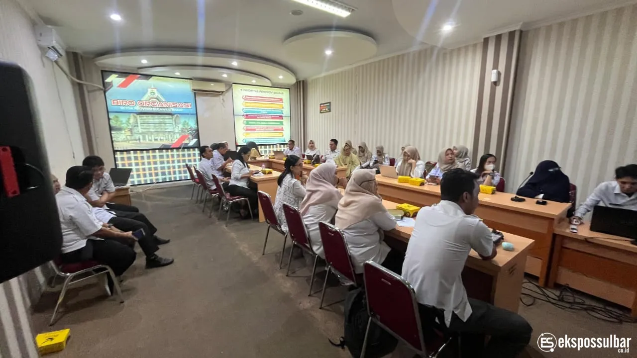 Rakor Evaluasi Budaya Kerja BerAKHLAK: Biro Organisasi Setda Sulbar Tetapkan Batas Pengumpulan Bukti Kinerja hingga 7 Agustus 2026