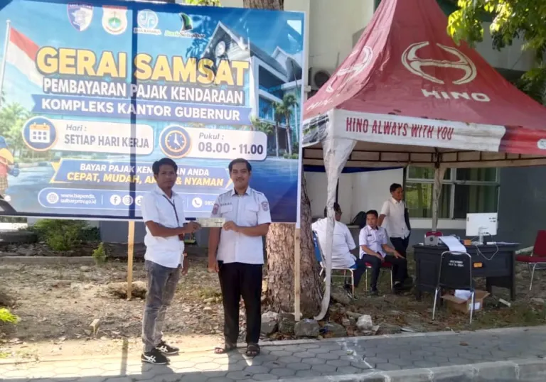 Gerai Samsat Kantor Gubernur Sulbar Kini Buka Setiap Hari Kerja