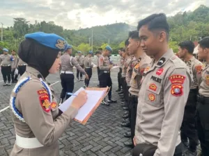 Jelang Puncak Hari Bhayangkara ke‑80, Bid Propam Polda Sulbar Pastikan Penampilan dan Kedisiplinan Personel Tetap Prima