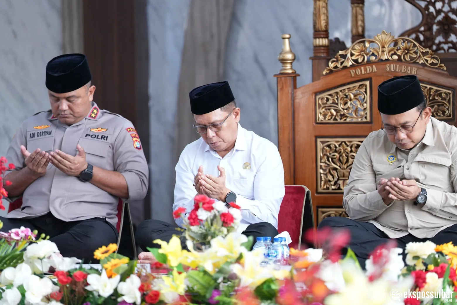 Hadiri Dzikir Bersama Polda Sulbar, Junda Maulana Tekankan Pentingnya Evaluasi dan Perbaikan Diri