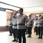 Tetap Penuh Semangat Pengabdian, Kapolda Sulbar dan PJU Ikuti Upacara Pemuliaan Nilai‑Nilai Tribrata Secara Daring