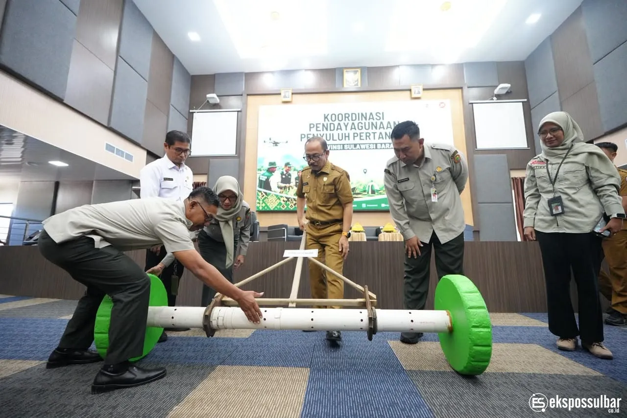 Gubernur Sulbar Minta Penyuluh Pertanian Jadi Motor Swasembada Pangan, Targetkan IP Naik Jadi 2
