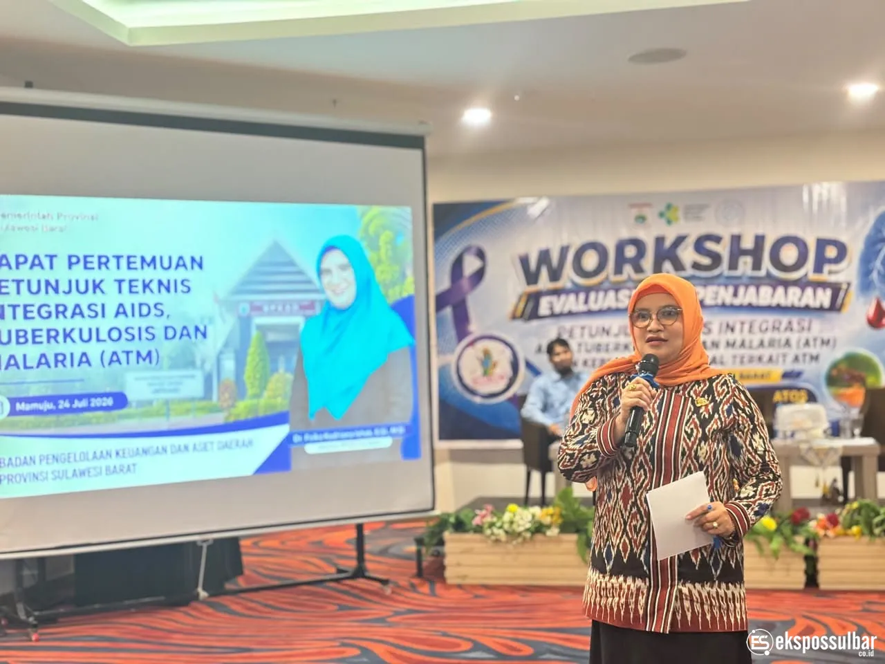 Narasumber Workshop PTI ATM, Sekretaris BPKAD Sulbar Tekankan Pentingnya Penganggaran Terintegrasi untuk Program Kesehatan