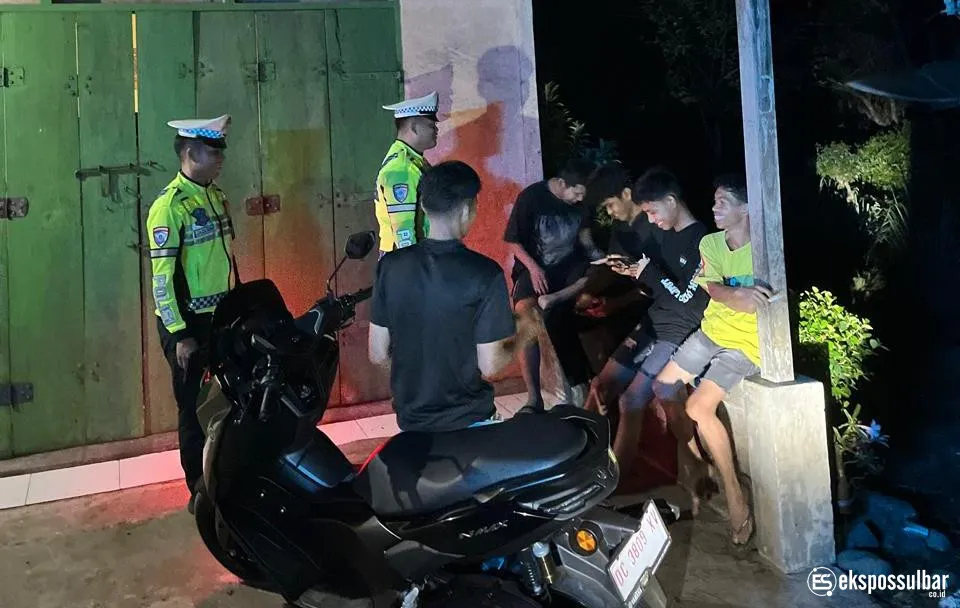 Patroli Malam Polantas Polda Sulbar: Pendekatan Humanis Wujudkan Rasa Aman dan Tertib Berlalu Lintas