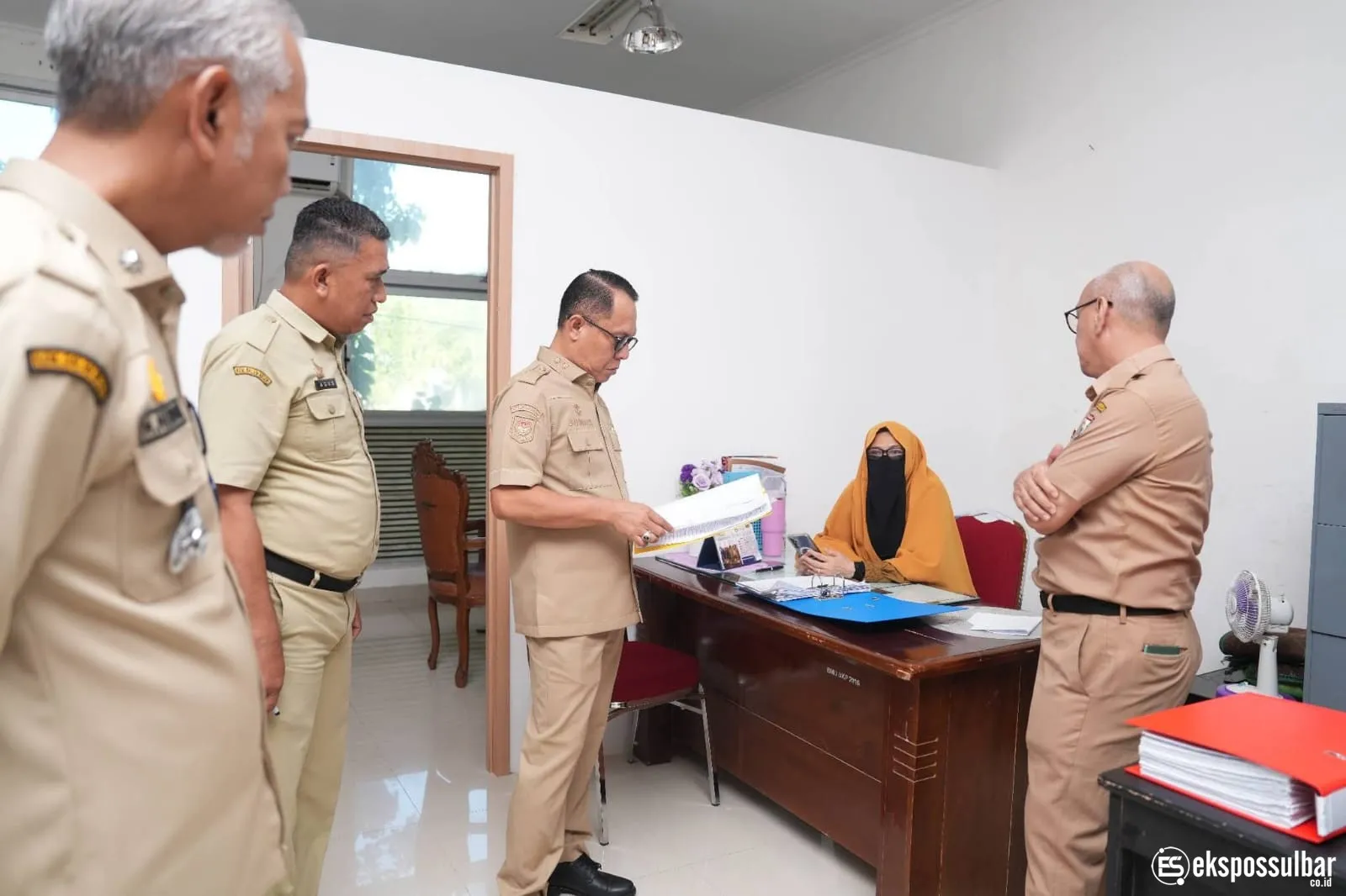 Terima Sidak, Dinas Pangan Sulbar Tegaskan Komitmen Jaga Disiplin Kerja dan Tingkatkan Pelayanan