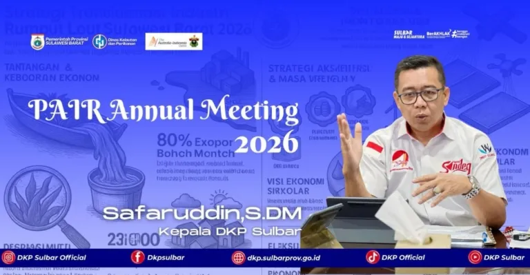 Transformasi Ekonomi Pesisir: Kepala DKP Sulbar Bawa Visi Industri Rumput Laut Berkelanjutan ke Forum Internasional