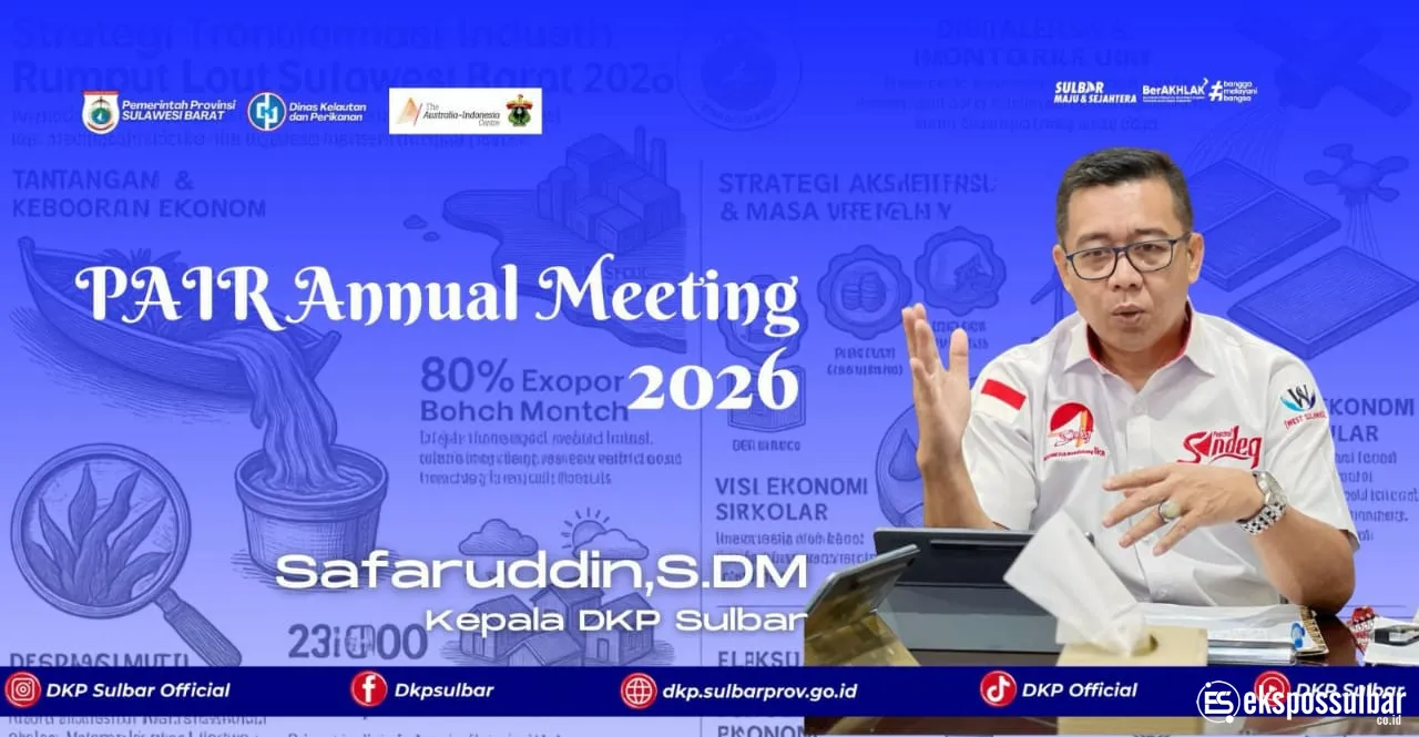 Transformasi Ekonomi Pesisir: Kepala DKP Sulbar Bawa Visi Industri Rumput Laut Berkelanjutan ke Forum Internasional