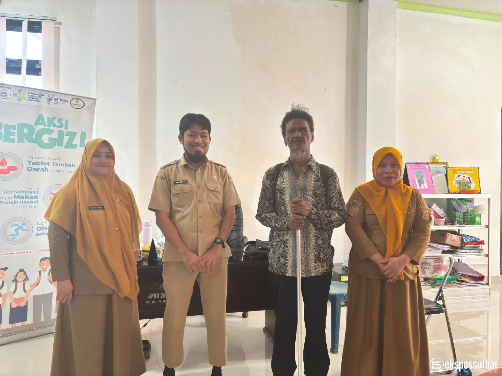 Kabid Kesprimkom DKPPKB Sulbar Terima Audiensi Disabilitas Netra, Perkuat Komitmen Pelayanan Kesehatan Inklusif