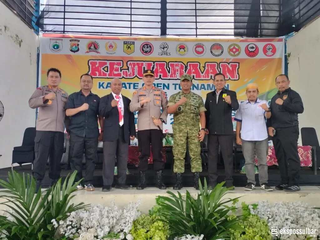 Hadiri Pembukaan Kejuaraan Karate, KONI Sulbar Dorong Lahirnya Atlet Berprestasi Sulbar