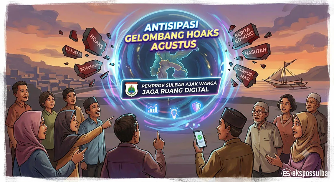 Antisipasi Gelombang Hoaks Agustus, Pemprov Sulbar Ajak Warga Jaga Ruang Digital