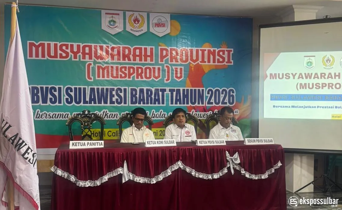 Buka Musprov V PBVSI, KONI Sulbar Dorong Peningkatan Pembinaan Atlet Usia Dini