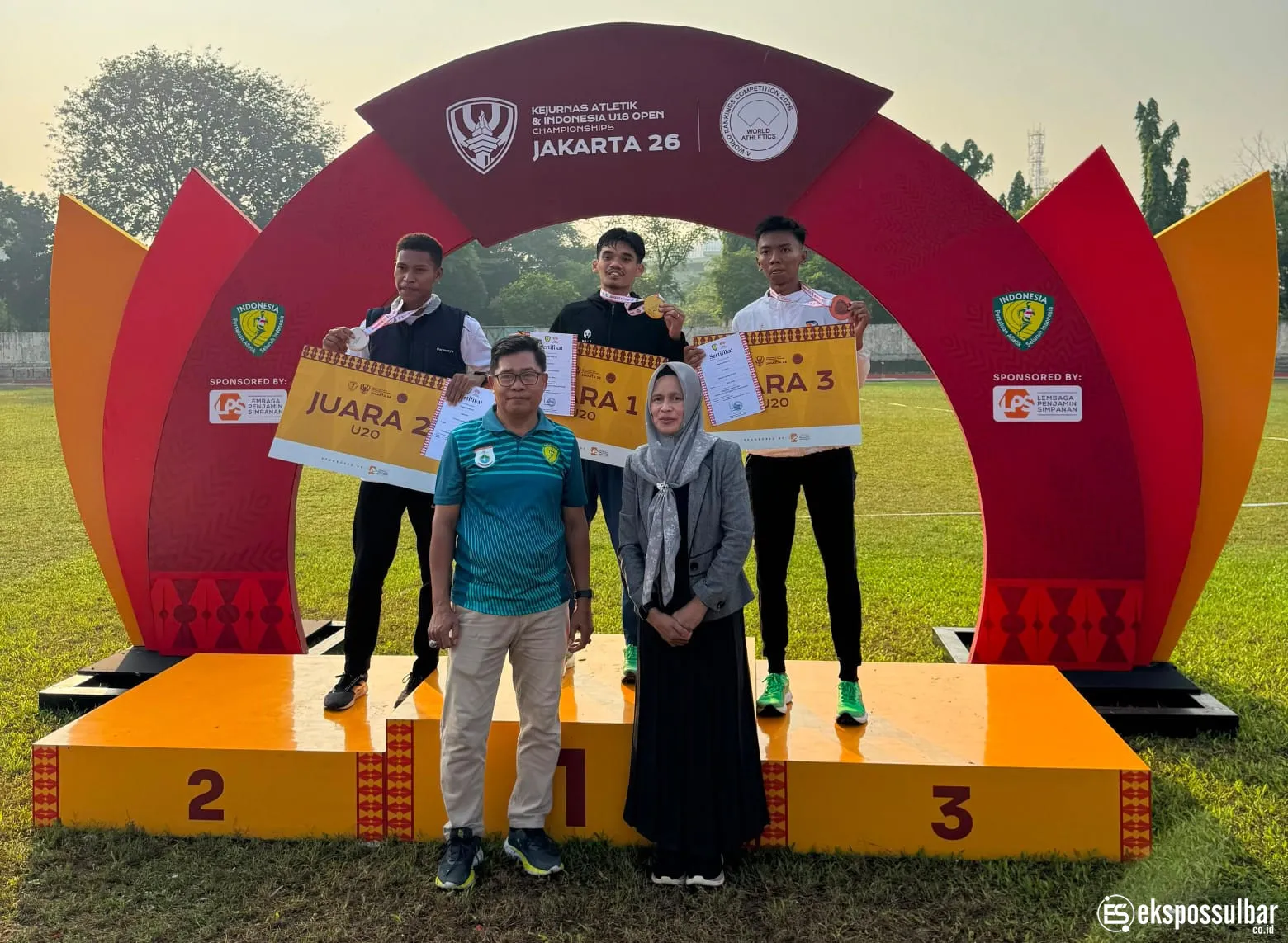 KONI Sulbar Terus Support Atlet Berprestasi, Ainul Yaqin Raih Emas di Kejurnas Atletik