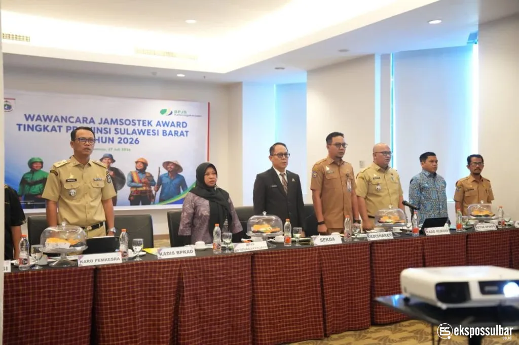 Jamsostek Award 2026: Mamuju Tengah Terbaik, Sekda Sulbar Dorong UHC 99% Demi Perlindungan Semua Pekerja