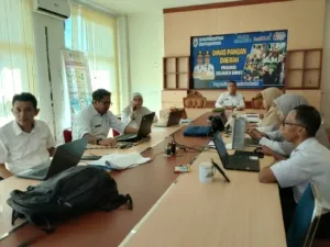 Dinas Pangan Sulbar Intensifkan Pemenuhan Indikator SPBE melalui Pendampingan DiskominfoSS