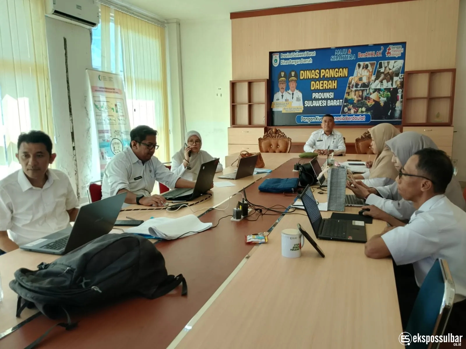 Dinas Pangan Sulbar Intensifkan Pemenuhan Indikator SPBE melalui Pendampingan DiskominfoSS