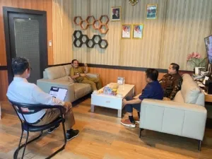 BPKAD Sulbar Terima Kunjungan Bank Sulselbar Bahas Penguatan Sinergi Pengelolaan Keuangan Daerah