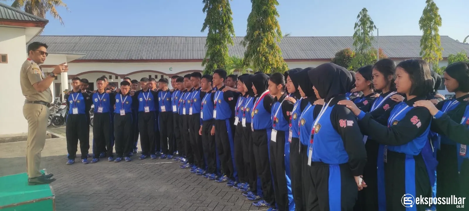 Kepala Kesbangpol Sulbar Tekankan Disiplin dan Mental dalam Briefing Pagi Paskibraka 2026