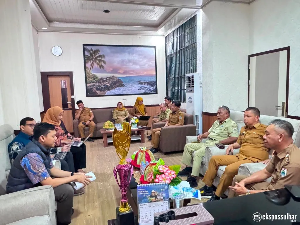 DPMPTSP Sulawesi Barat Terima Audiens Bank Indonesia Sulbar Bahas Persiapan SIBS 2026
