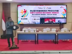 Bau Akram Dai Buka Musprov KORMI Sulbar, Dorong Penguatan Olahraga Masyarakat