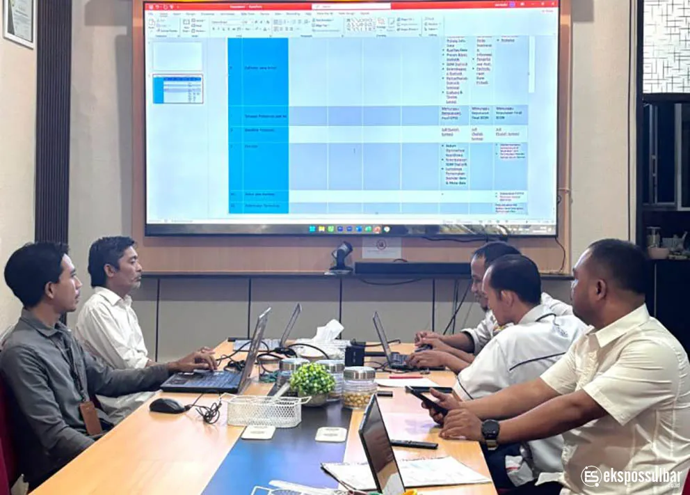 Pacu Transformasi Digital: KominfoSS Sulbar Paparkan Progres 7 Indeks Utama