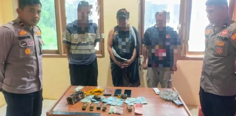 Polresta Mamuju Tetapkan Tiga Tersangka Kasus Judi Kiu-Kiu di Tommo