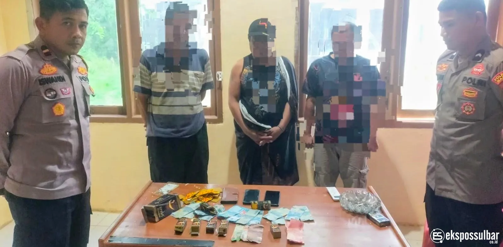 Polresta Mamuju Tetapkan Tiga Tersangka Kasus Judi Kiu-Kiu di Tommo