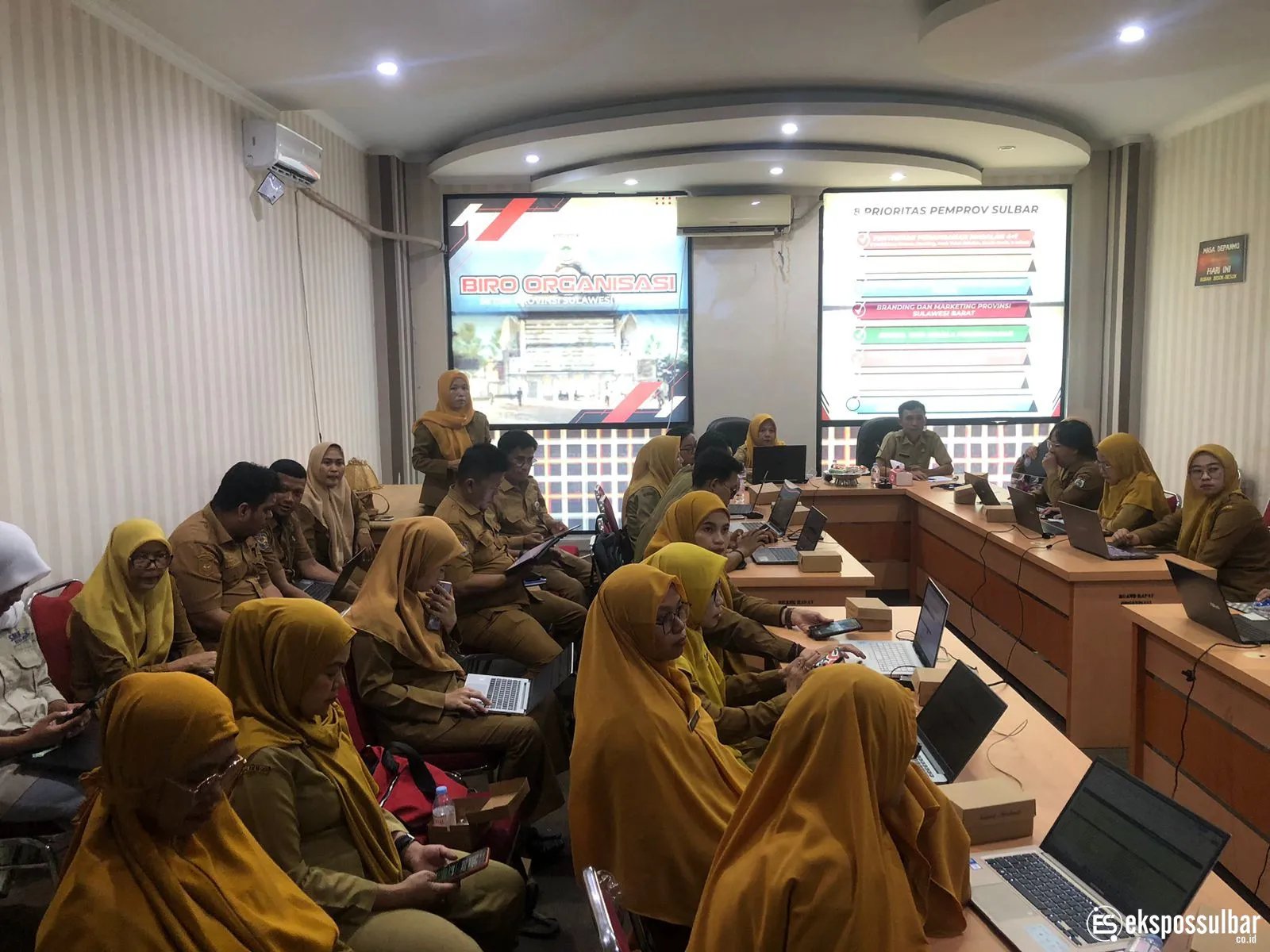 Biro Organisasi Setda Sulbar Gelar Pembinaan Penataan Perangkat Daerah