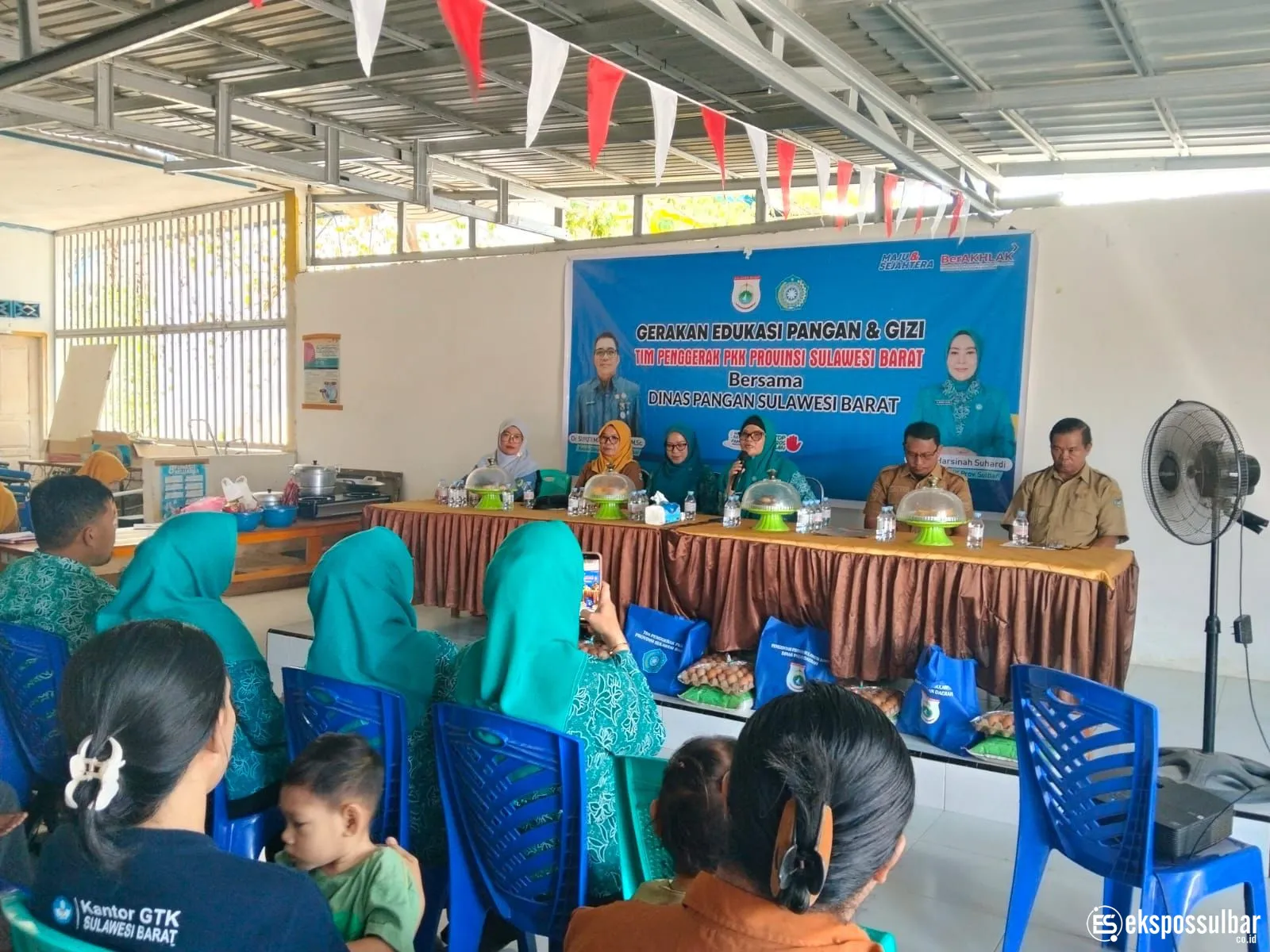 TP PKK Sulbar Kolaborasi Dinas Pangan Perkuat Edukasi Pangan dan Gizi di Desa Tobadak