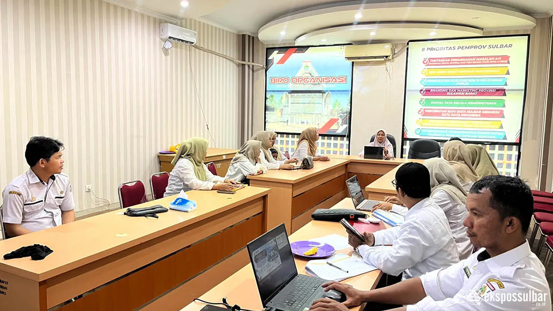 Biro Organisasi Setda Sulbar Pacu Pengisian Portal RB 2026 untuk Perangkat Daerah Pengampu