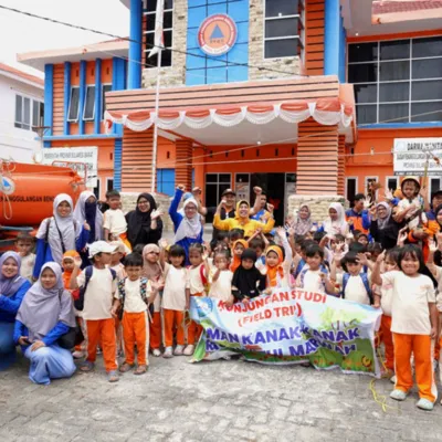 BPBD Sulbar Terima Kunjungan Studi TK Raudhatul Marwah, Ajak Anak Bermain dan Belajar Tentang Kebencanaan