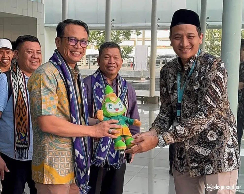 Rombongan Kafilah MTQ Nasional Perwakilan Sulbar Tiba di Semarang, Disambut Hangat Pemprov Jateng