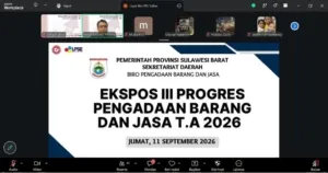 Expose III PBJ 2026, Biro PBJ Setda Sulbar Perkuat Pengendalian Progres dan Persiapan Konsolidasi 2027