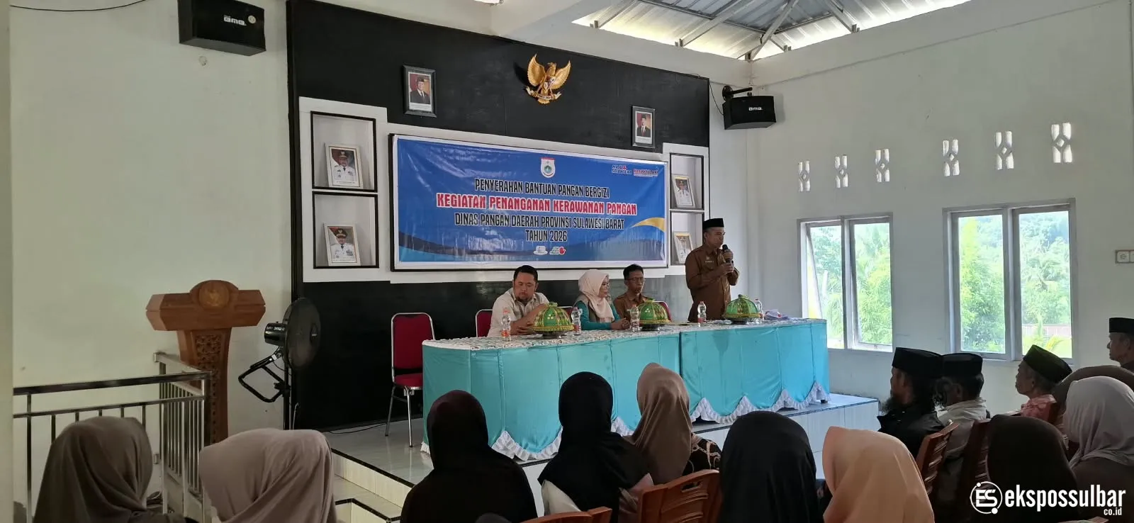 Dinas Pangan Sulbar Salurkan Bantuan Pangan Bergizi untuk 150 Keluarga Miskin Ekstrem di Majene