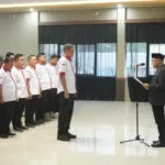 Ketua Umum KONI Sulbar Kukuhkan Kepengurusan KONI Mamuju Tengah Periode 2026–2030