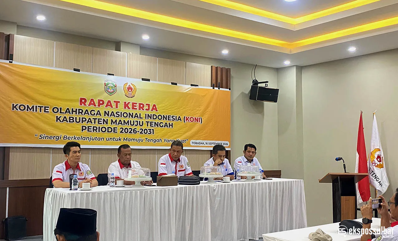 KONI Sulbar Paparkan Penguatan Tata Kelola dan Pembinaan Prestasi pada Raker KONI Mamuju Tengah