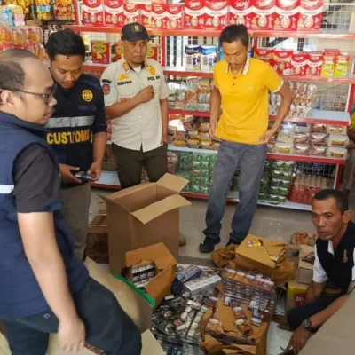 Operasi Gabungan Rokok Ilegal di Sulbar: Tim Terpadu Sita Barang Bukti di Tiga Kabupaten