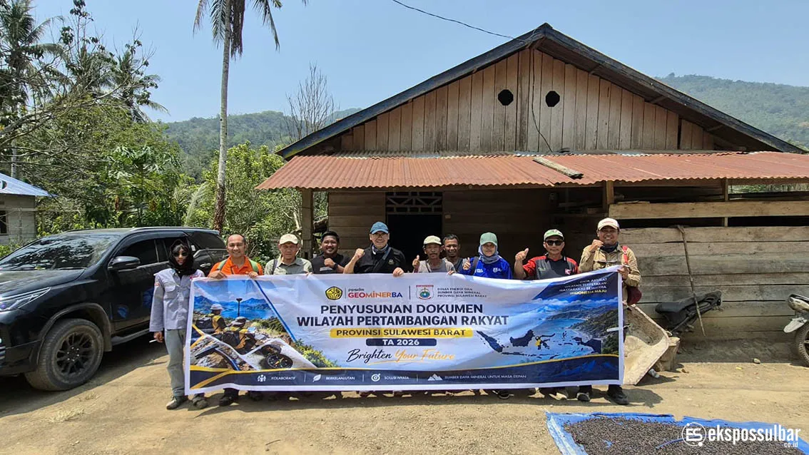 Dinas ESDM Sulbar Dampingi Tim Geominerba Kementerian ESDM Susun WPR di Kalumpang
