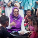 Menyapa Posyandu Tapandullu, TP PKK Sulbar Tekan Stunting dan Tumbuhkan Minat Baca Anak