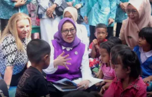 Menyapa Posyandu Tapandullu, TP PKK Sulbar Tekan Stunting dan Tumbuhkan Minat Baca Anak