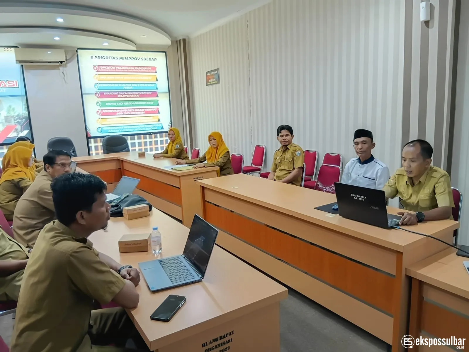 Gerak Cepat Tata Kelembagaan, Biro Organisasi Setda Sulbar Gelar Rakor Perubahan Pergub SOTK