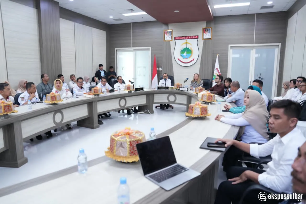 Gubernur Sulbar Pimpin Rakor PASTIPADU Bersama Australia, Perkuat Kolaborasi Penanganan Stunting