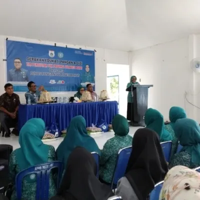 Dinas Pangan dan TP-PKK Sulbar Gelar Gerakan Edukasi Pangan dan Gizi di Simboro