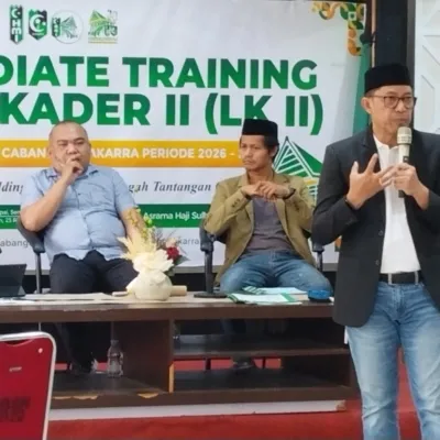 Kaban Kesbangpol Sulbar Berbagi Wawasan Kebangsaan kepada Kader HMI